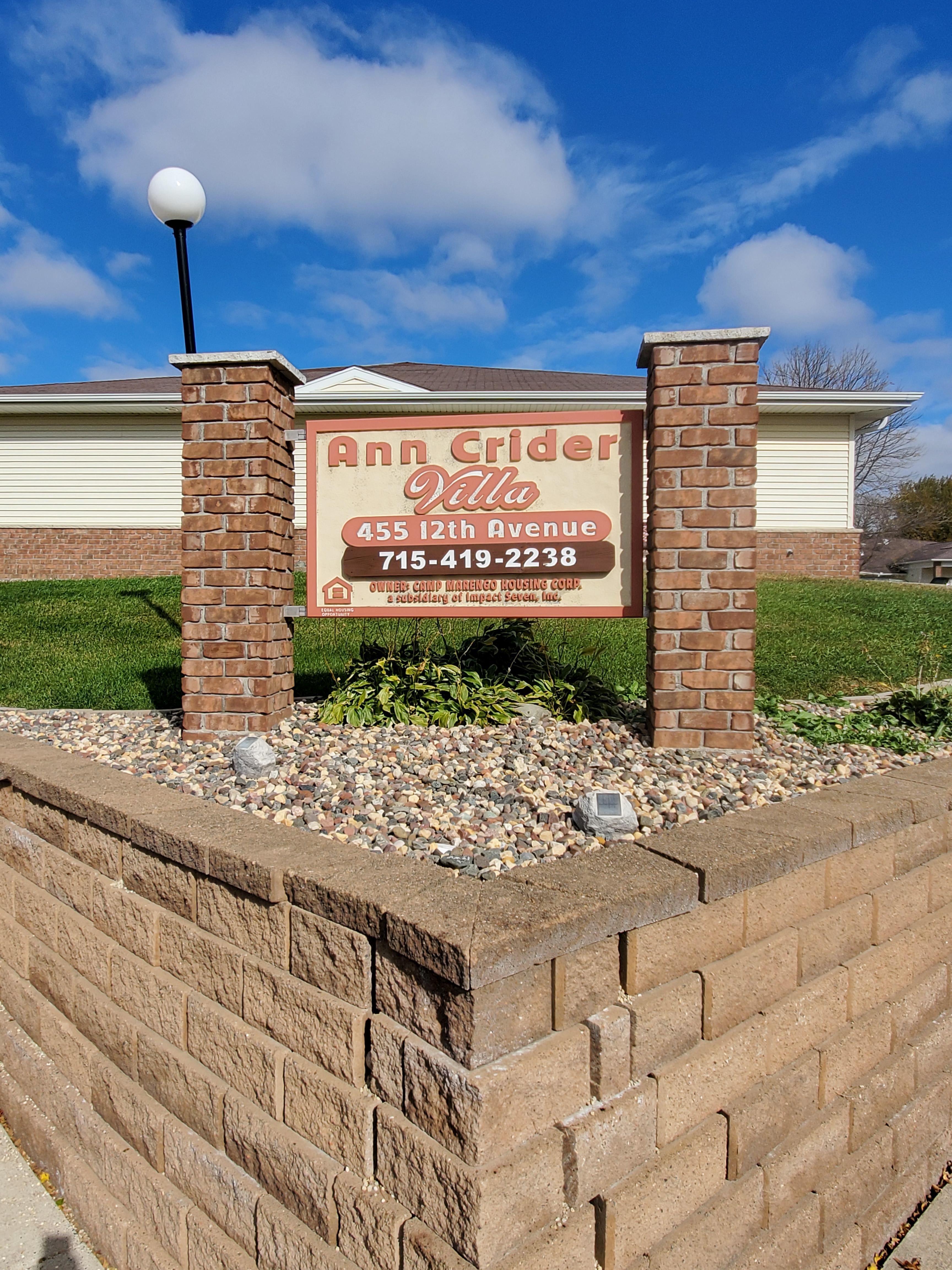 Ann Crider Villa Senior Low Income Housing Apartment